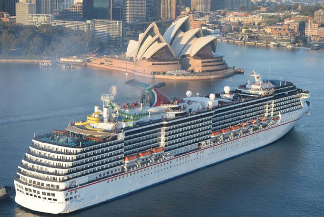 biggest cruise ship sydney